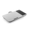 Innovagoods Deskion Soporte para Portatil con Cojin XL - Multifuncion - Antideslizante - Alfombrilla de Raton - Ranura para Smartphone - 57.5x30.5x5.8cm - Color Gris y Negro