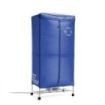 Innovagoods Dupledry Blue Secadora Electrica Portatil de 2 Alturas - 1200W - Capacidad 15kg - Cable 140cm - Temperatura hasta 70ºC - Acero Inoxidable - Temporizador - 70x150x45cm - Color Azul