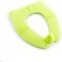Innovagoods Foltry Reductor de Inodoro Plegable - Antisalpicaduras - Antideslizante - Facil Limpieza - 29x6x34cm - Color Verde