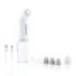 Innovagoods Hyser Hidrolimpiador Facial de Impurezas Recargable - Bateria 400mAh - 2 Depositos de 40ml - Cable 80cm - Recargable - Cabezales Incluidos - 20.5x8cm - Color Blanco