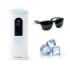Innovagoods Kulepil Depiladora de Luz Pulsada - Funcion Frio - Incluye Accesorios - Apagado Automatico - Cable 150cm - Gafas de Proteccion IPL - 6.5x17x3.5cm - Color Blanco y Azul
