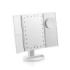 Innovagoods Ledflect Espejo de Aumento 4 en 1 - Inalambrico - Luz LED Blanca - Plegable - Soporte Desmontable - 18x29x12cm - Color Blanco
