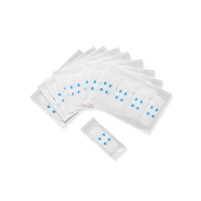 Innovagoods Liftrik Pack de 40 Parches de Lifting Facial Adhesivos Invisibles - Resistente al Agua - Universal - Desechable - 40x1.2cm - Color Transparente
