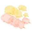 Innovagoods Lilyd Pack de 10 Tapas Ajustables y Reutilizables - Apto para Lavavajillas - Libre de BPA - Sistema Antigoteo - Diferentes Formatos - Color Transparente