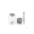 Innovagoods Maklin Limpiador y Secador Automatico de Brochas de Maquillaje - Velocidad 7000rpm - Inalambrico - 12x10cm - Color Blanco y Gris