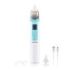 Innovagoods Nizi Aspirador Nasal para Bebes - Silencioso - 6 Velocidades - Bateria 500mAh - Ergonomico - Incluye Accesorios - Recargable - Facil Limpieza - 3.7x19.4x4.5cm - Color Blanco y Azul