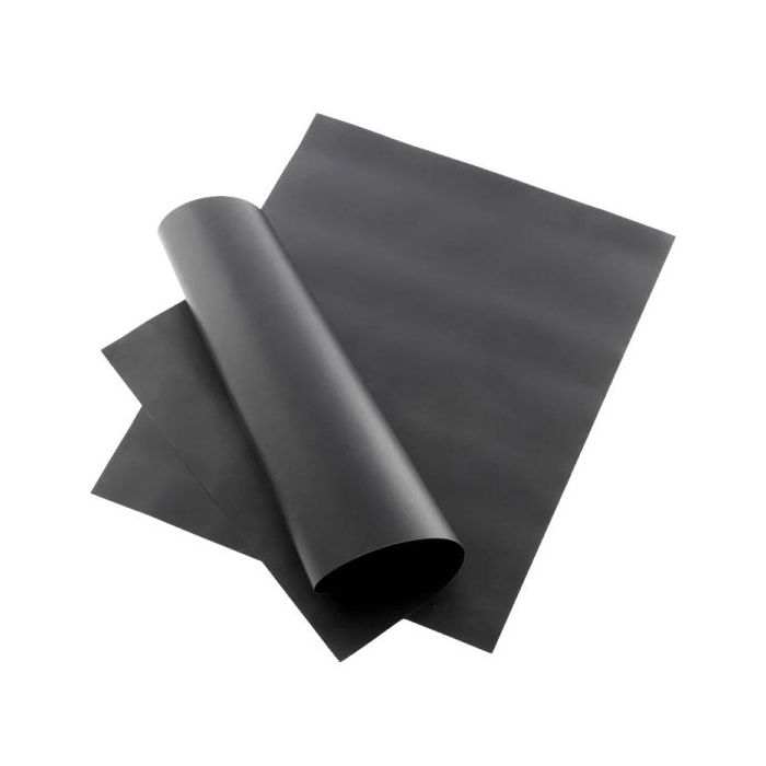 Innovagoods Pack de 2 Esterillas para Horno y Barbacoa - Reutilizable - Apto Lavavajillas - Temperatura hasta 265°C - Facil Limpieza - Fibra de Vidrio - Libre de PFOA - 40x33cm - Color Negro