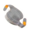Innovagoods Rodillera de Gel con Efecto Frio y Calor - Bolsa de Gel Extraible - Ajustable con Velcro - Uso Deportivo y Rehabilitacion - Color Gris