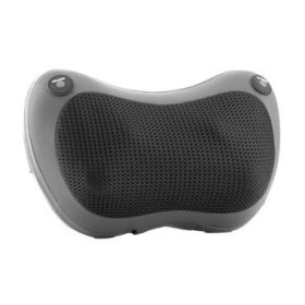 Innovagoods Shissage Masajeador Shiatsu Compacto - 20W - 3 Velocidades - Multifuncion - Cabezales Giratorios - Apagado Automatico - Funcion Calor - 29x14.5x10cm - Color Gris y Negro