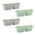 Innovagoods Shohold Pack de 4 Zapateros Adhesivos - Multiposicion - 25.5x7.5x7.5cm - Color Verde y Gris