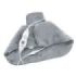 Innovagoods Sholkad Almohadilla Electrica para Cuello y Hombros - 70W - Cable 230cm - Funcion Calor - Apagado Automatico - Control Desmontable - Funda con Cremallera - 60×45×1cm - Color Gris