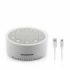 Innovagoods Slewel Maquina de Ruido Blanco - Autonomia 60min - Relajacion con Luz y Sonido - Bateria 400mAh - Antideslizante - Apagado Automatico - 9x4.2cm - Color Gris