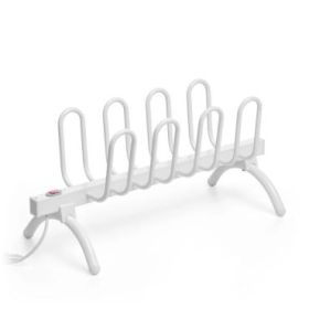 Innovagoods Tendedero Secador de Calzado Electrico - 80W - Capacidad para 4 Pares - Cable 130cm - IPX2 - Resistente al Agua - 71x21.5x21.5cm - Color Blanco