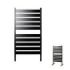 Innovagoods Towarall Toallero Electrico de 10 Barras - 260W - IP44 - Cable 140cm - Incluye Accesorios - Temperatura Regulable - Temporizador - Apagado Automatico - 50x100x10cm - Color Negro