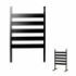 Innovagoods Towarck Toallero Electrico de 5 Barras - Potencia 140W - IP44 - Cable 140cm - Incluye Accesorios - Temperatura Regulable - Temporizador - Apagado Automatico - 50x80x10cm - Color Negro