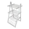Innovagoods Verayer Tendedero Electrico Plegable - 300W - Soporta hasta 2.5kg por Nivel - Cable 140cm - Temperatura hasta 55ºC - Plegable - Soporte para Calzado - 66x140x7cm - Color Gris