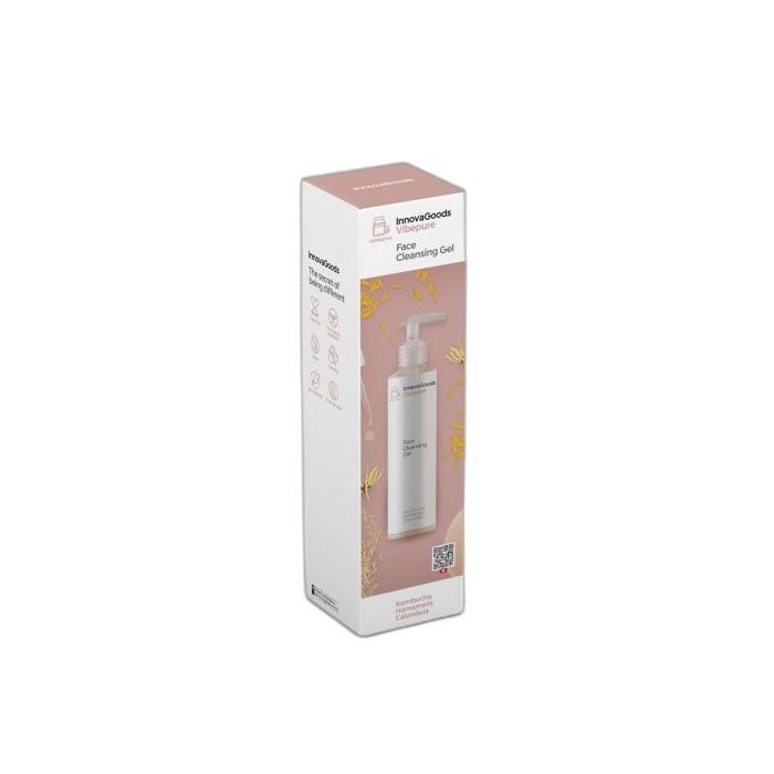 Innovagoods Vibepure Gel Limpiador Facial de Kombucha - Contenido 200ml - Vegano - Uso Diario - Dermatologicamente Probado - No Testado en Animales