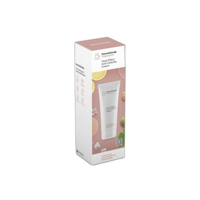 Innovagoods Vibewarm Crema Anticelulitica Efecto Calor de Kombucha - Contenido 200ml - Vegano - Apto para Todo Tipo de Piel - No Testado en Animales