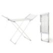 Innovagoods Warmmat Tendedero Electrico con Alas - 230W - 20 Barras - Soporta 15kg - Pantalla Tactil - Temperatura hasta 60ºC - Plegable - Temporizador - Autoapagado - 148x112x54cm - Color Gris