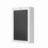 Innovagoods Woldy Escritorio Plegable de Pared - Incluye Accesorios de Montaje - Pizarra de 40X68cm - Corcho Interior 40X14cm - Estanteria Interior - 50x155x93cm - Color Blanco