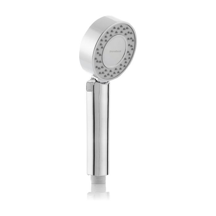 Innovagoods Xawara Alcachofa de Ducha con Dispensador de Jabon - 3 Posiciones - Multifuncion - 8.5x24.5x3.3cm - Color Plateado