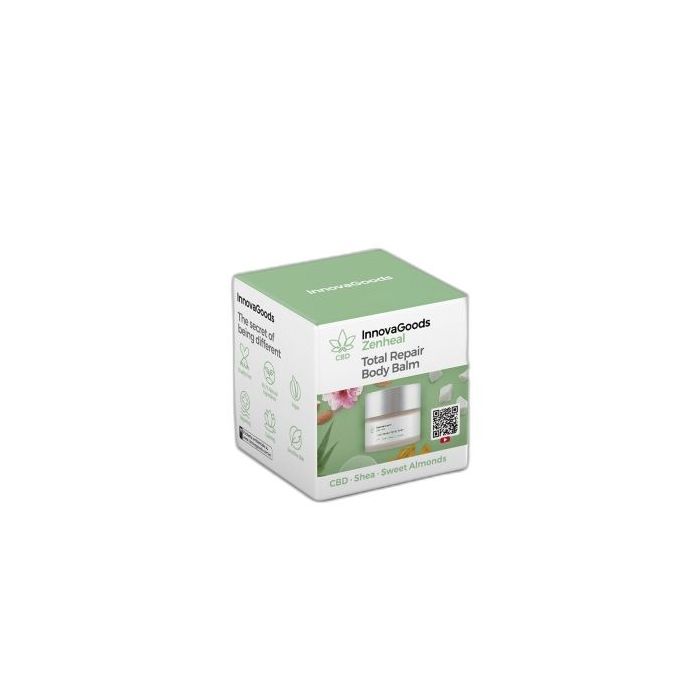 Innovagoods Zenheal Balsamo Reparador Corporal con CBD - Contenido 50ml - Vegano - Uso Diario - Dermatologicamente Probado - No Testado en Animales