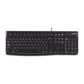 Logitech K120 Teclado USB Frances - Resistente a Salpicaduras - Cable de 1.50m