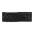 Logitech K270 Teclado Inalambrico USB Frances - Resistente a Salpicaduras - Teclas de Acceso Rapido