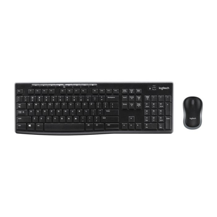 Logitech MK270 Pack Inalambrico USB Teclado Italiano Multimedia + Raton 1000dpi 3 Botones - Uso Ambidiestro