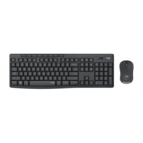 Logitech MK295 Pack Inalambrico Teclado Frances + Raton 1000dpi 3 Botones - Teclas y Botones Silenciosos - Uso Ambidiestro