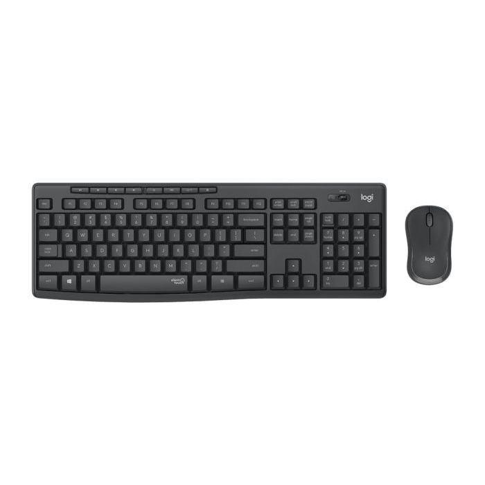 Logitech MK295 Pack Inalambrico Teclado Frances + Raton 1000dpi 3 Botones - Teclas y Botones Silenciosos - Uso Ambidiestro