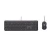 Logitech Signature Slim MK620 Combo Pack Teclado + Raton USB - Reposamanos - Raton Ambidiestro 4000 DPI con SmartWheel - Teclas de Acceso Rapido e IA - Color Grafito