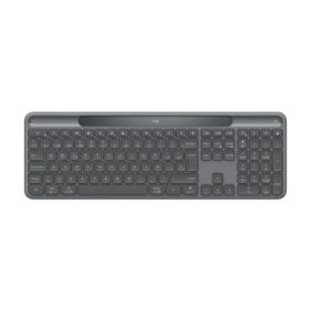 Logitech Signature Slim Solar+ K980 Teclado Inalambrico Español QWERTY - Carga Solar Automatica con Tecnologia LightCharge - Conectividad Dual Logi Bolt y Bluetooth LE - Teclas Silenciosas - Color Grafito