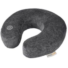 Medisana NM870 Cojin de Masaje Cervical Portatil - Masaje Vibratorio para Cuello y Hombros - Espuma Moldeada de Alta Comodidad - Ideal para Viaje y Uso en Casa - Incluye Bolsa Integrada