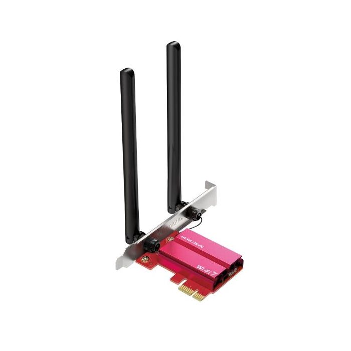 Mercusys MA37BE Adaptador de Red PCIe BE6500 - WiFi 7 - Bluetooth 5.4 - 2 Antenas
