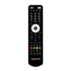 Muvip Mando a Distancia 4 en 1 Universal - Programable - Aprendizaje Desde el Mando Original - Color Negro