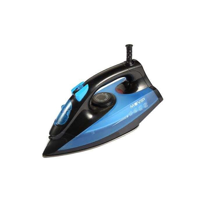 Muvip Plancha de Ropa con Vapor 1600W - Suela de Ceramica - Deposito de 140ml - Control de Temperatura - Cable 1.8m