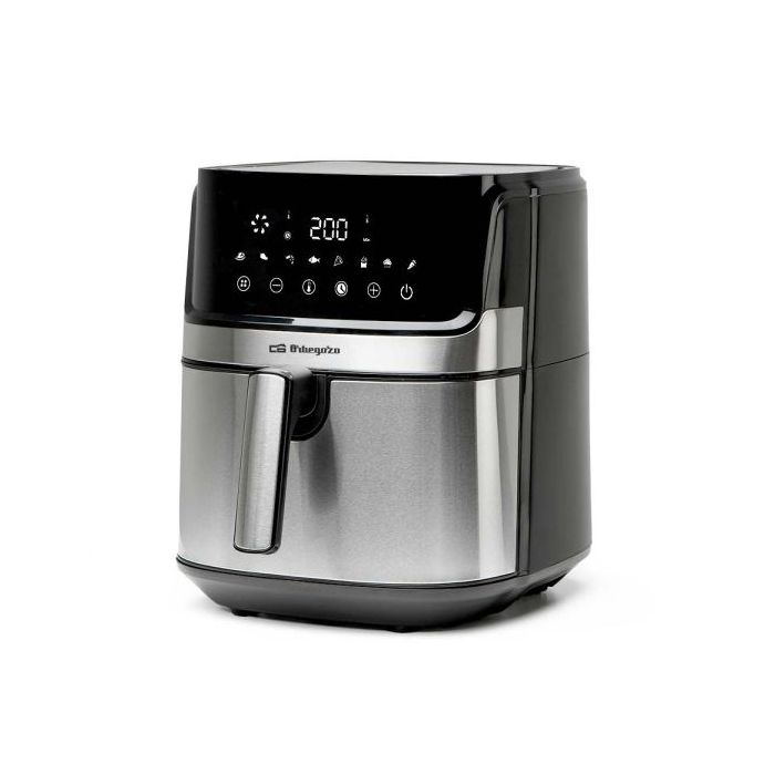 Orbegozo FDR 6510 Freidora sin Aceite Saludable - Capacidad 6.5L - Potencia 1700W - 8 Programas de Coccion - Pantalla LED Tactil - Sistema de Seguridad - Antiadherente - Lavavajillas