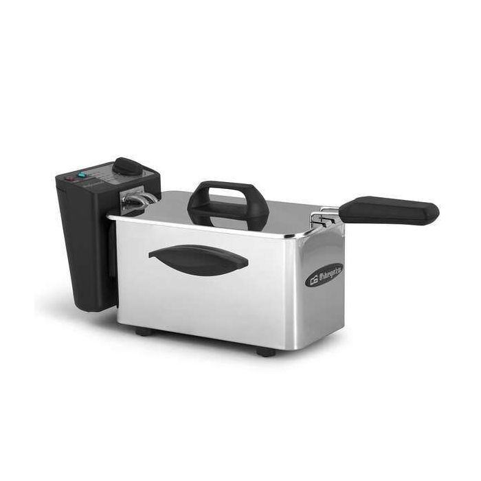 Orbegozo Freidora Electrica FDR 16 - 1.5 Litros - Termostato Regulable - Tapadera Extraible - 1500W