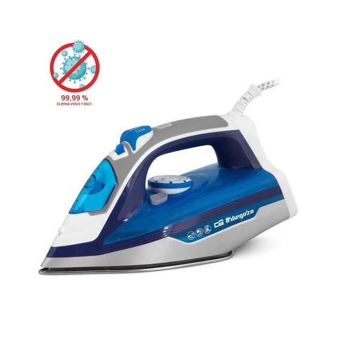 Orbegozo SV 2670 Plancha de Vapor Ceramica - Potencia 2600W - Funcion Auto Limpieza - Vapor Vertical - Regulador de Temperatura - Seguridad