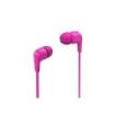 Philips Auriculares Intraurales con Cable - Jack 3.5mm - Microfono Integrado - 3 Pares de Almohadillas de Silicona - Aislamiento Pasivo del Ruido - Altavoz 8.6mm - Boton Multifuncion - Color Rosa