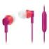 Philips Auriculares Intraurales con Cable - Jack 3.5mm - Microfono Integrado - 3 Pares de Almohadillas de Silicona - Aislamiento Pasivo del Ruido - Altavoz 8.6mm - Color Rosa
