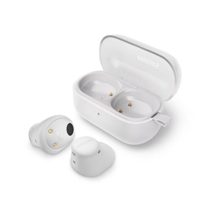 Philips Auriculares Intraurales Inalambricos - Bluetooth - TWS - IPX4 - Microfono Integrado - Color Blanco