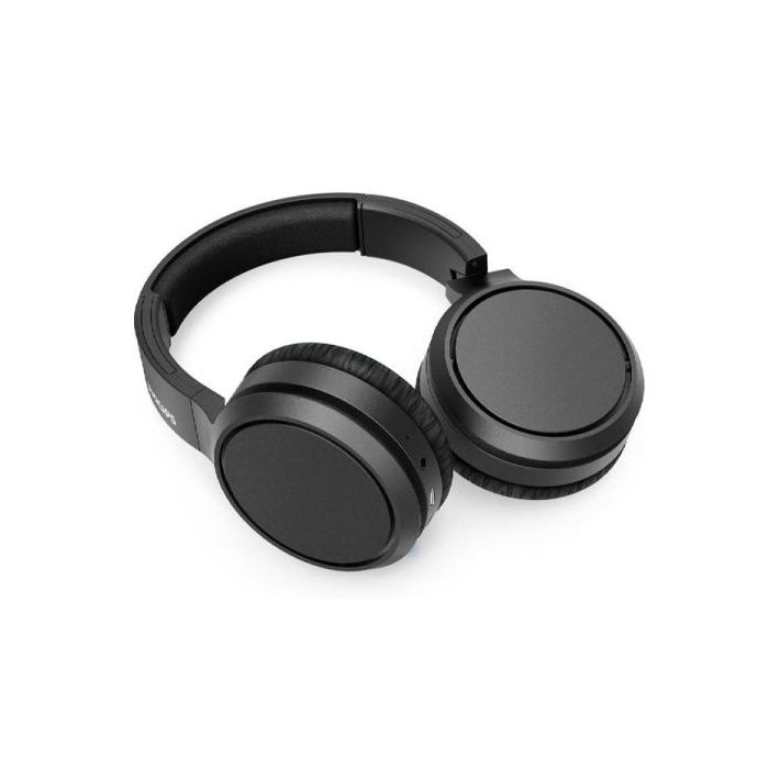 Philips Auriculares Supraaurales Inalambricos - Bluetooth 5.0 - Autonomia hasta 29h - Bateria 400mAh - Microfono Integrado - Alcance 10m - Plegable - Conector USB-C - Altavoz de 40mm - Color Negro