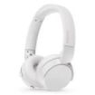 Philips Auriculares Supraaurales Inalambricos - Bluetooth 5.3 - Autonomia hasta 55h - Microfono Integrado - Bateria 600mAh - Conector USB-C - Plegable - Alcance 10m - Altavoz de 32mm - Color Blanco