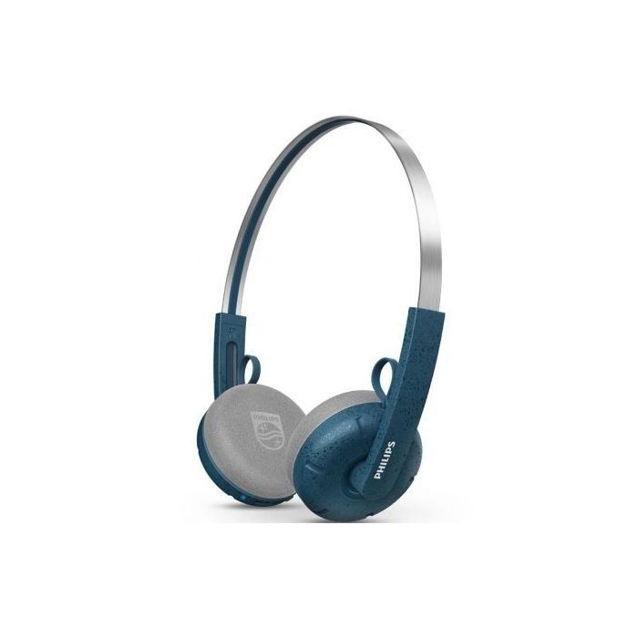 Philips Auriculares Supraaurales Inalambricos - Bluetooth 5.4 - Autonomia hasta 26h - Alcance 10m - Conector USB-C - Altavoz de 40mm - Color Azul