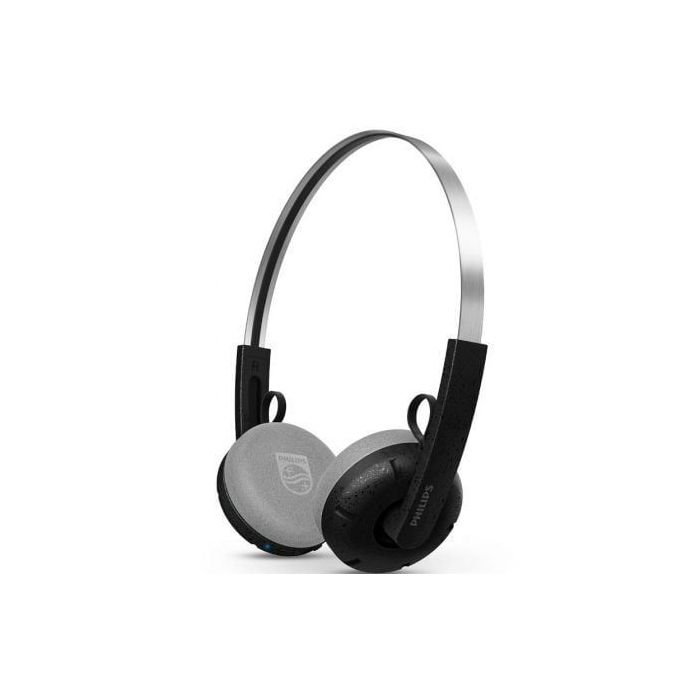 Philips Auriculares Supraaurales Inalambricos - Bluetooth 5.4 - Autonomia hasta 26h - Alcance 10m - Conector USB-C - Altavoz de 40mm - Color Negro y Gris