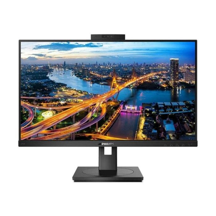 Philips B Line 242B1H Monitor 23.8" LED IPS FullHD 75Hz - Respuesta 4ms - Altavoces 4W - HDMI, DVI, VGA, USB - Webcam - VESA 100x100mm - Color Negro