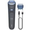 Philips BT3617/15 Recortadora de Barba Series 3000 - Cuchillas Autoafilables con Puntas Redondeadas - 20 Posiciones 0.5‑10mm con Dial de Precision - Tecnologia Lift & Trim para Recorte Uniforme  - 60min de Uso Inalambrico