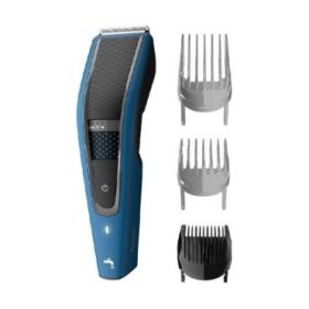 Philips HC5612/15 Cortapelos Series 5000 - Tecnologia Trim‑n‑Flow y Doble Cuchilla DualCut - 28 Ajustes de Longitud 0.5‑28mm - 75min de Uso Inalambrico - Incluye 3 Peines Guia  - Cuchillas Autoafilables Acero Inoxidable